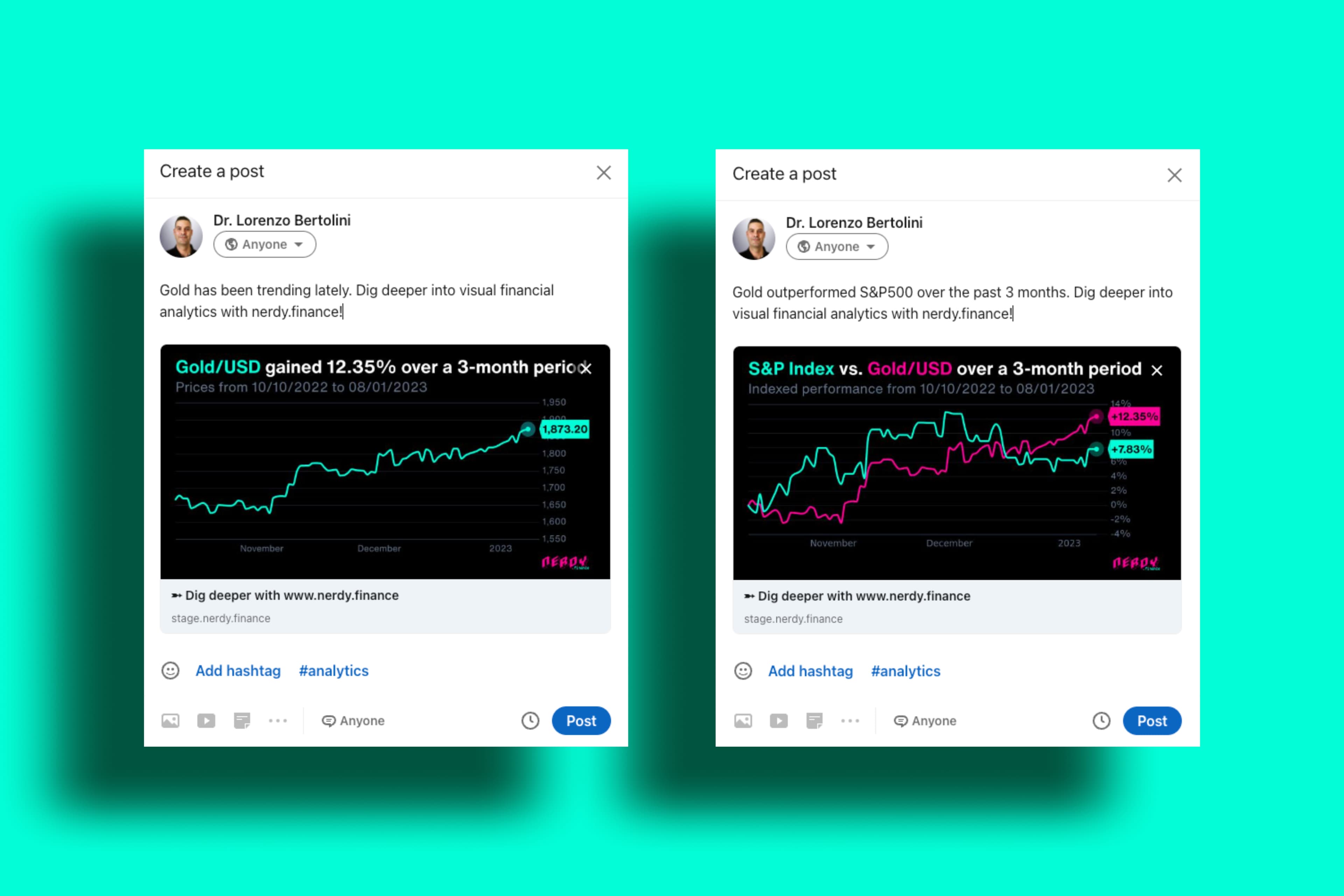 Nerdy Finance Overview Mockup